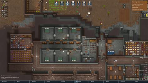 rimworld very impressive bedroom.